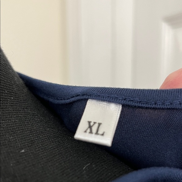 Amazon Women's Navy and White Maxi Dress - Picture 2 of 4